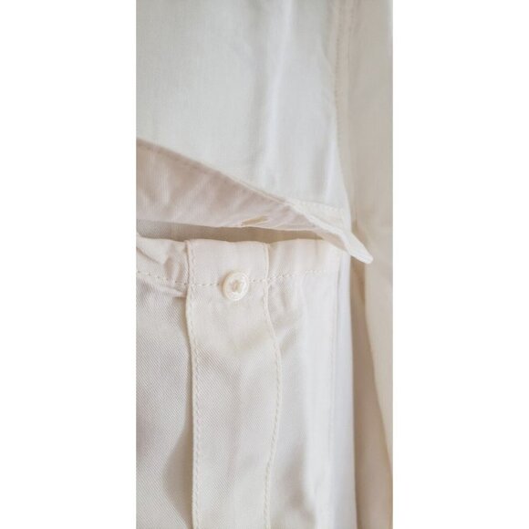 NWT GUESS ELLIS LONG SLEEVE WHITE SHIRT STYLE DRESS LARGE - Picture 5 of 14